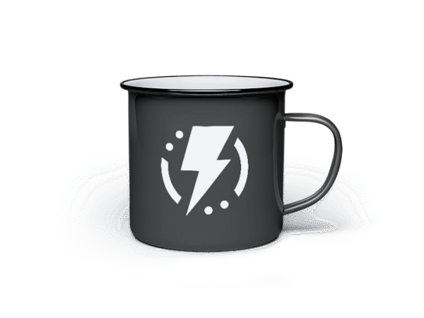 Black Coffee Mug